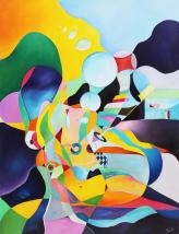 L'INCONSCIENT FEMININ 116x89 cm